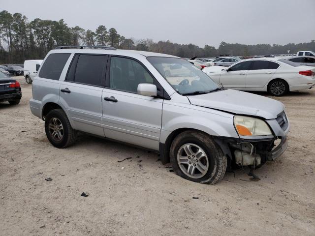 2HKYF18554H573606 - 2004 HONDA PILOT EXL SILVER photo 4