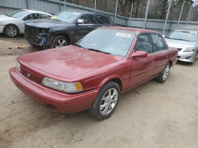 4T1SV21EXMU438678 - 1991 TOYOTA CAMRY DLX წითელი ფოტო 1
