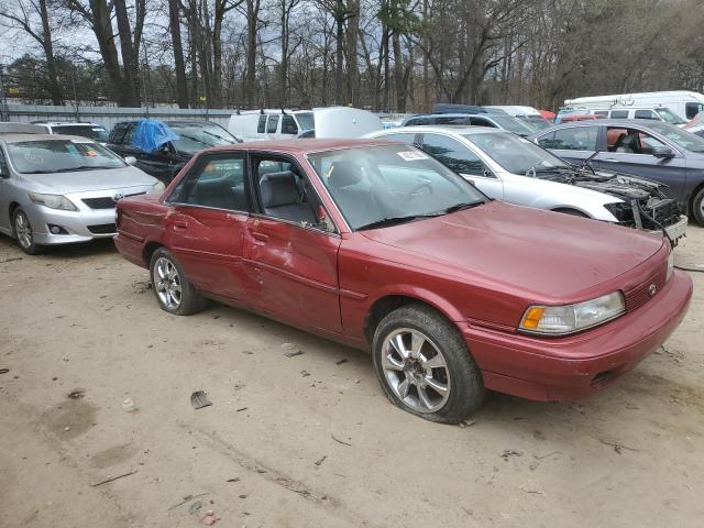 4T1SV21EXMU438678 - 1991 TOYOTA CAMRY DLX წითელი ფოტო 4