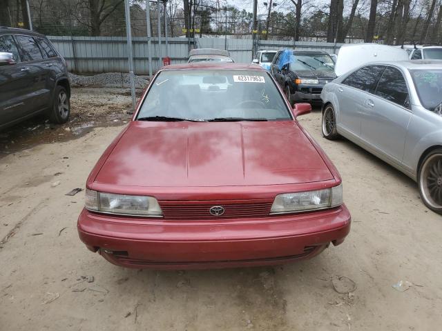 4T1SV21EXMU438678 - 1991 TOYOTA CAMRY DLX RED photo 5