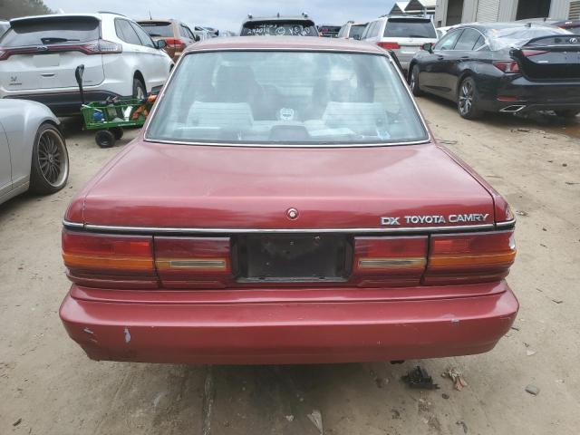 4T1SV21EXMU438678 - 1991 TOYOTA CAMRY DLX RED photo 6