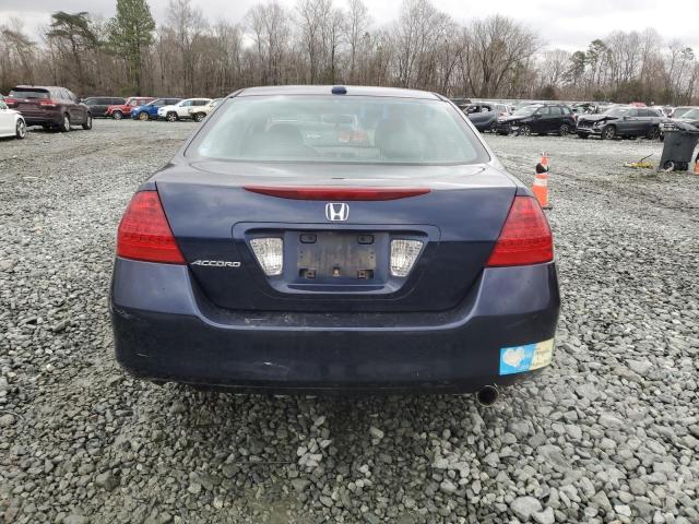 1HGCM56886A152110 - 2006 HONDA ACCORD EX BLUE photo 6