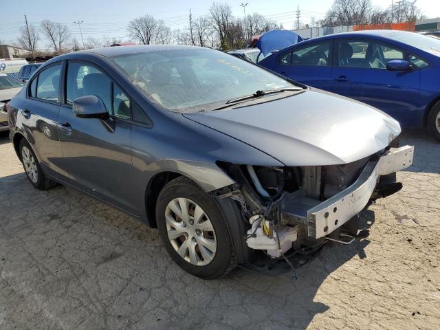 19XFB2F53CE048820 - 2012 HONDA CIVIC LX GRAY photo 4