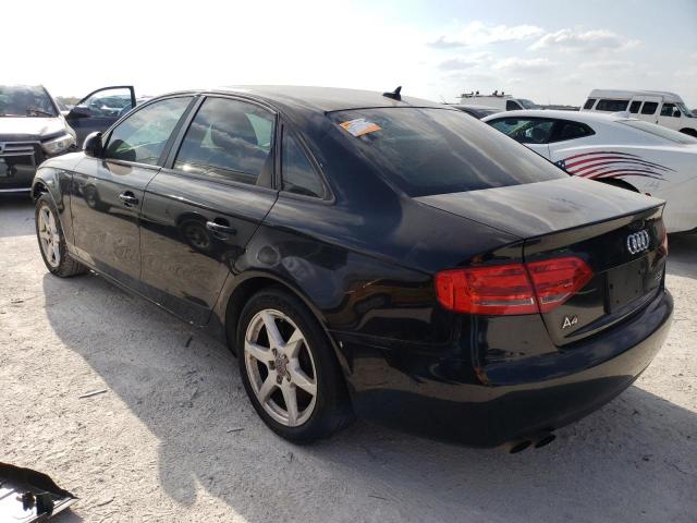 WAULF78K39N010528 - 2009 AUDI A4 2.0T QUATTRO BLACK photo 2