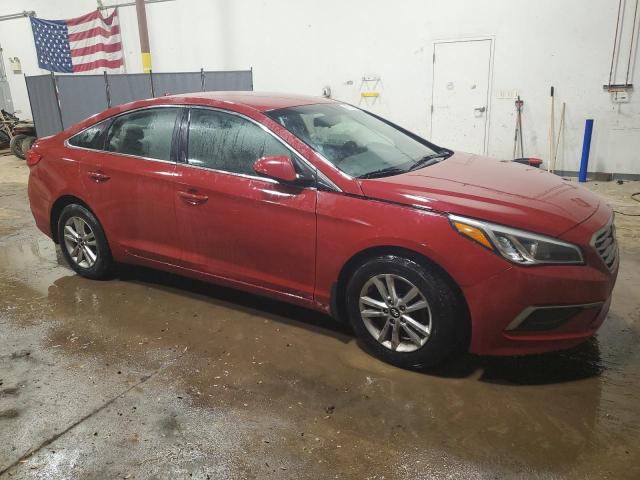 5NPE24AF6GH294270 - 2016 HYUNDAI SONATA SE RED photo 4