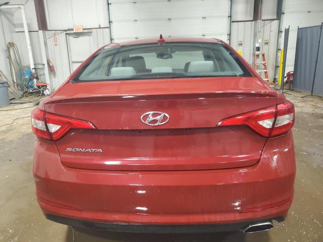 5NPE24AF6GH294270 - 2016 HYUNDAI SONATA SE RED photo 6