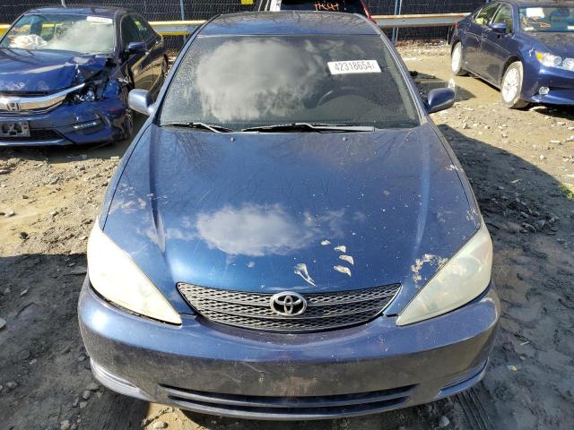 4T1BE32K34U371495 - 2004 TOYOTA CAMRY LE BLUE photo 5