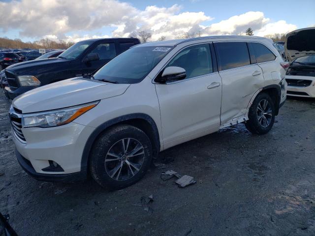 5TDJKRFH3GS247939 - 2016 TOYOTA HIGHLANDER XLE WHITE photo 1
