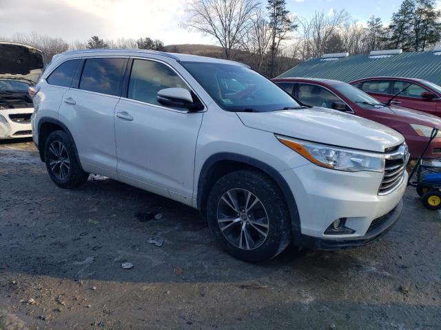 5TDJKRFH3GS247939 - 2016 TOYOTA HIGHLANDER XLE WHITE photo 4