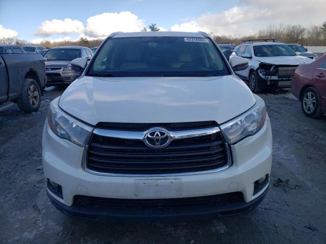 5TDJKRFH3GS247939 - 2016 TOYOTA HIGHLANDER XLE WHITE photo 5