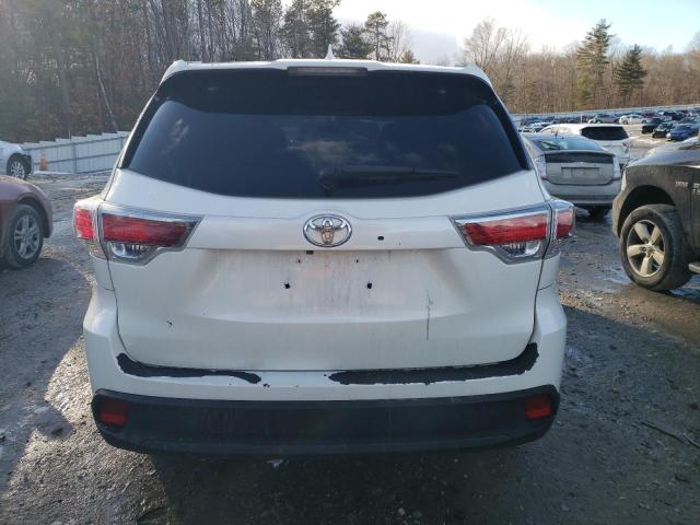 5TDJKRFH3GS247939 - 2016 TOYOTA HIGHLANDER XLE WHITE photo 6