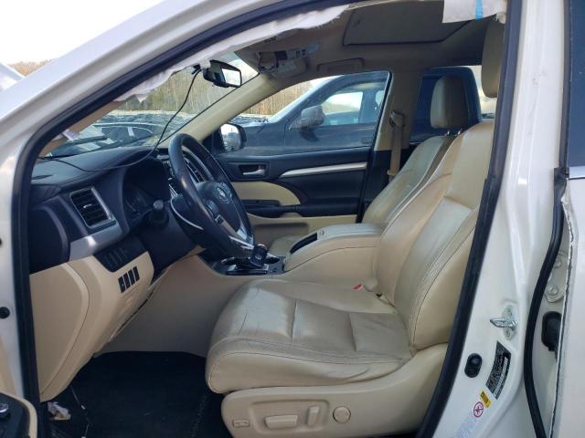 5TDJKRFH3GS247939 - 2016 TOYOTA HIGHLANDER XLE WHITE photo 7