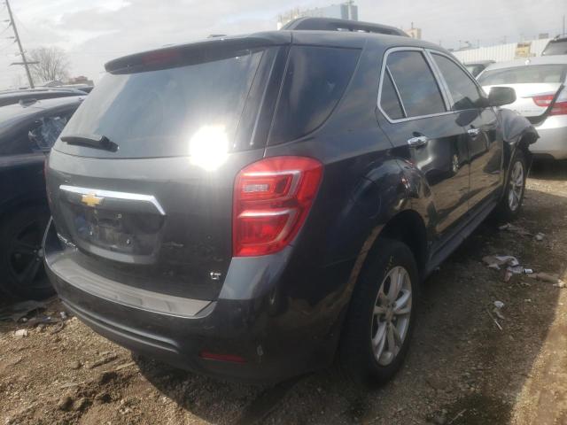 2GNFLFEKXH6288747 - 2017 CHEVROLET EQUINOX LT BLACK photo 4