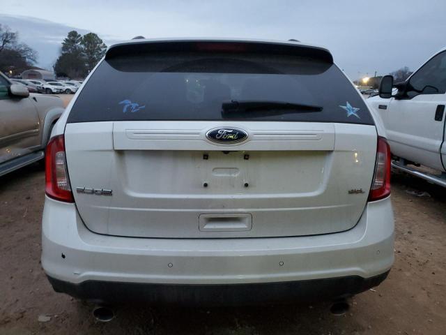 2FMDK3JC3DBB50254 - 2013 FORD EDGE SEL WHITE photo 6