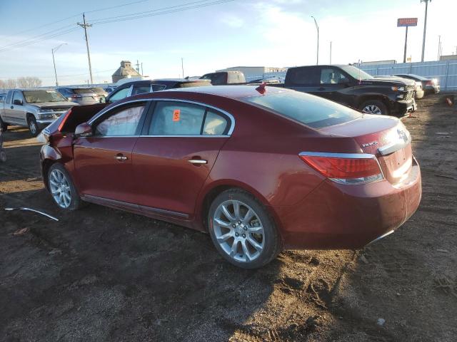 1G4GE5ED3BF234976 - 2011 BUICK LACROSSE CXS RED photo 2