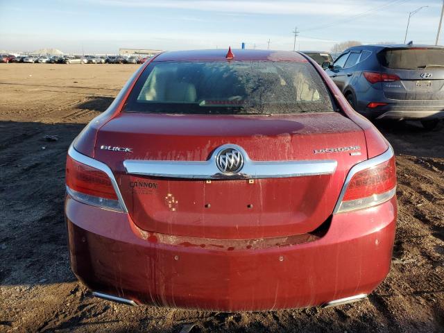 1G4GE5ED3BF234976 - 2011 BUICK LACROSSE CXS RED photo 6