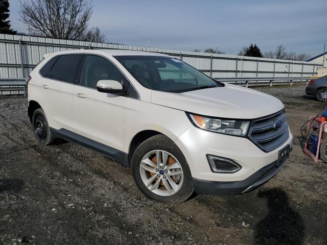 2FMPK4J81HBB66358 - 2017 FORD EDGE SEL WHITE photo 4