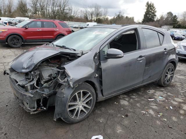 JTDKDTB3XC1501224 - 2012 TOYOTA PRIUS C GRAY photo 1