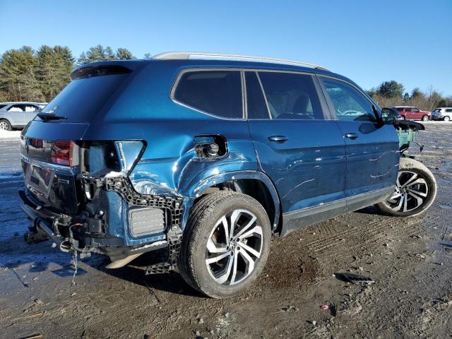 1V2BR2CA5NC510864 - 2022 VOLKSWAGEN ATLAS SEL BLUE photo 3