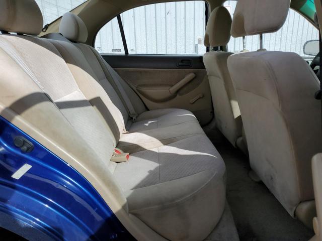 1HGES16305L026399 - 2005 HONDA CIVIC DX VP ლურჯი ფოტო 10