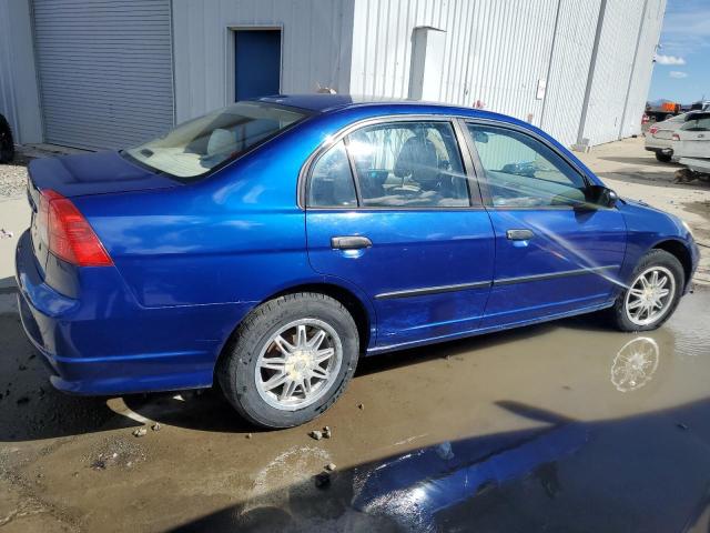 1HGES16305L026399 - 2005 HONDA CIVIC DX VP ლურჯი ფოტო 3