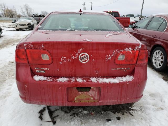 1G4HD57M19U116290 - 2009 BUICK LUCERNE CXL BURGUNDY photo 6