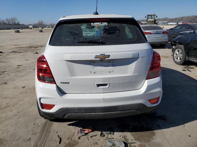 3GNCJKSB8KL226496 - 2019 CHEVROLET TRAX LS WHITE photo 6