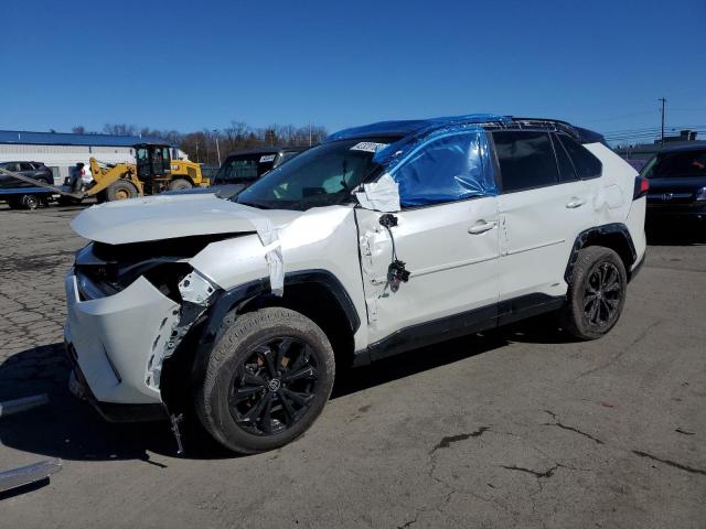 JTME6RFV2NJ023325 - 2022 TOYOTA RAV4 XSE WHITE photo 1