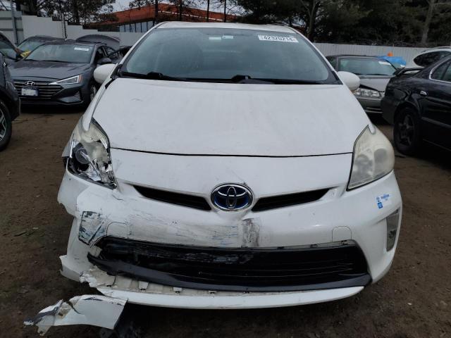 JTDKN3DU7D5601276 - 2013 TOYOTA PRIUS WHITE photo 5