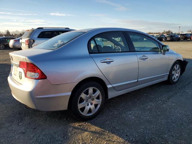 2HGFA1F56AH537597 - 2010 HONDA CIVIC LX SILVER photo 3