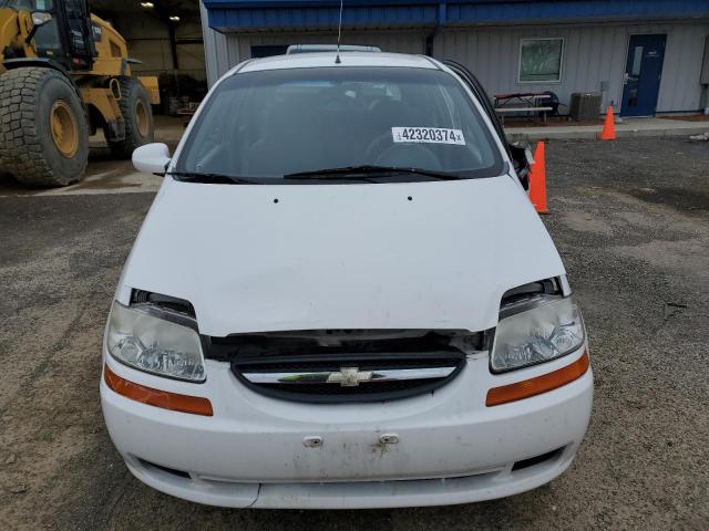 KL1TJ62654B249958 - 2004 CHEVROLET AVEO LS თეთრი ფოტო 5