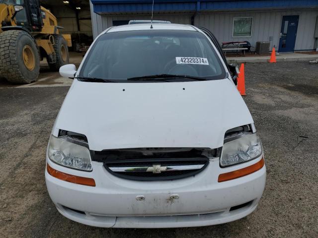 KL1TJ62654B249958 - 2004 CHEVROLET AVEO LS WHITE photo 5