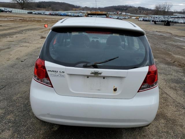 KL1TJ62654B249958 - 2004 CHEVROLET AVEO LS თეთრი ფოტო 6
