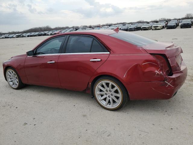 1G6AR5S37E0142354 - 2014 CADILLAC CTS LUXURY COLLECTION RED photo 2