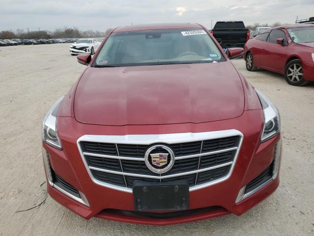 1G6AR5S37E0142354 - 2014 CADILLAC CTS LUXURY COLLECTION RED photo 5