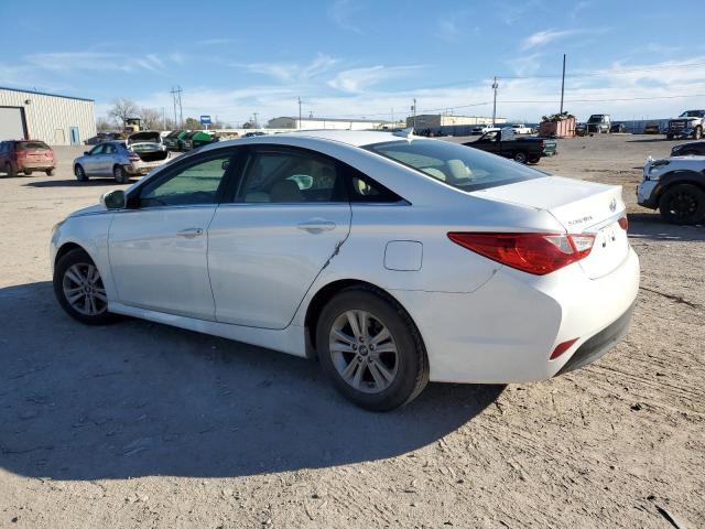 5NPEB4ACXEH905002 - 2014 HYUNDAI SONATA GLS WHITE photo 2