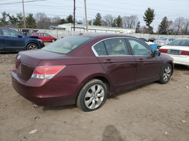 1HGCP2F83AA085706 - 2010 HONDA ACCORD EXL BURGUNDY photo 3