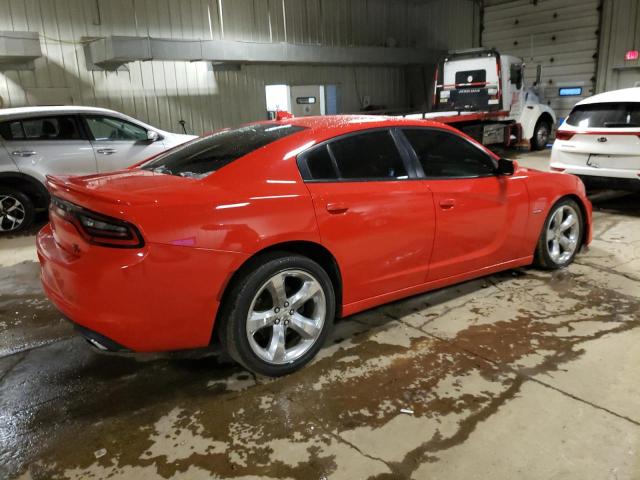 2C3CDXCTXJH133527 - 2018 DODGE CHARGER R/T RED photo 3