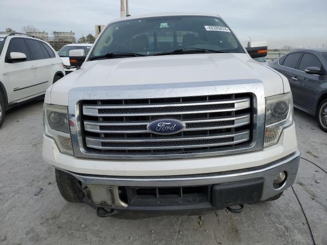 1FTFW1ET8EKE96209 - 2014 FORD F150 SUPERCREW WHITE photo 5