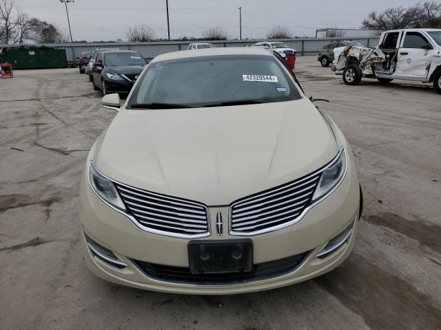 3LN6L2G95GR617319 - 2016 LINCOLN MKZ BEIGE photo 5