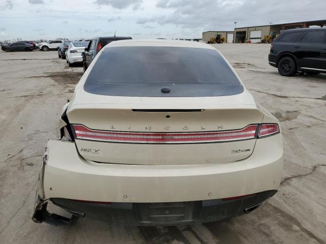 3LN6L2G95GR617319 - 2016 LINCOLN MKZ BEIGE photo 6