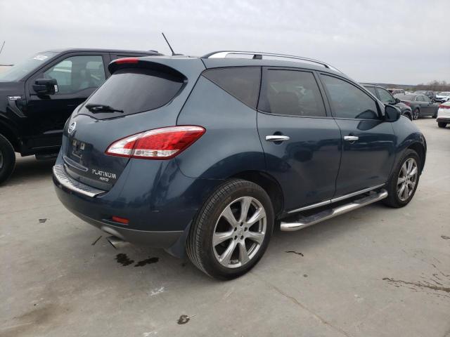 JN8AZ1MW7CW228758 - 2012 NISSAN MURANO S BLUE photo 3