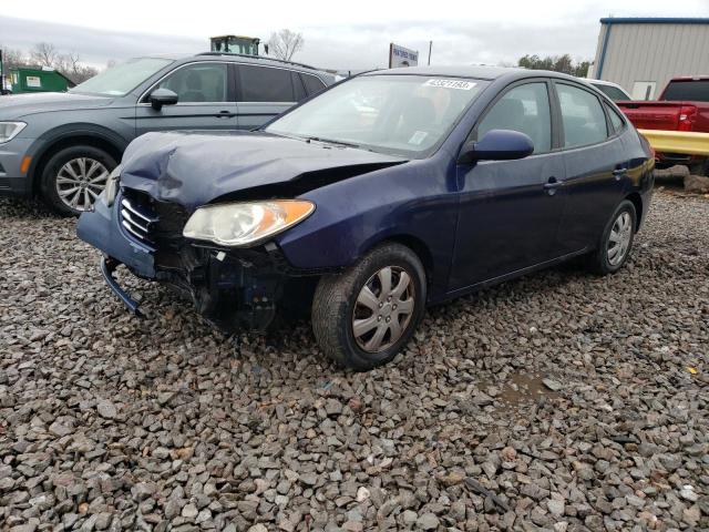 KMHDU4AD5AU978837 - 2010 HYUNDAI ELANTRA BLUE BLUE photo 1