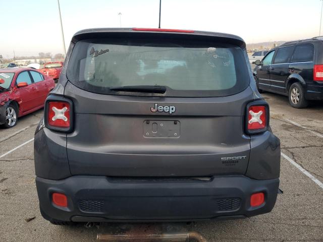 ZACCJAAB8HPF80183 - 2017 JEEP RENEGADE SPORT GRAY photo 6