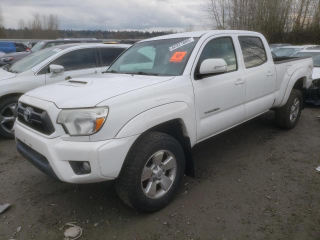 3TMMU4FN8CM047360 - 2012 TOYOTA TACOMA DOUBLE CAB LONG BED WHITE photo 1