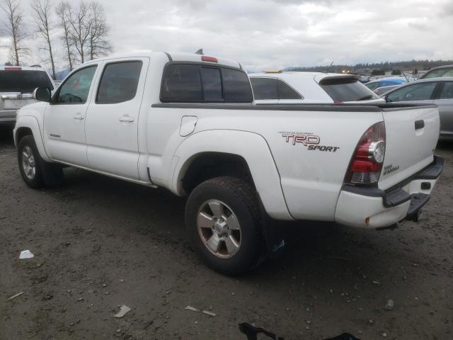 3TMMU4FN8CM047360 - 2012 TOYOTA TACOMA DOUBLE CAB LONG BED WHITE photo 2