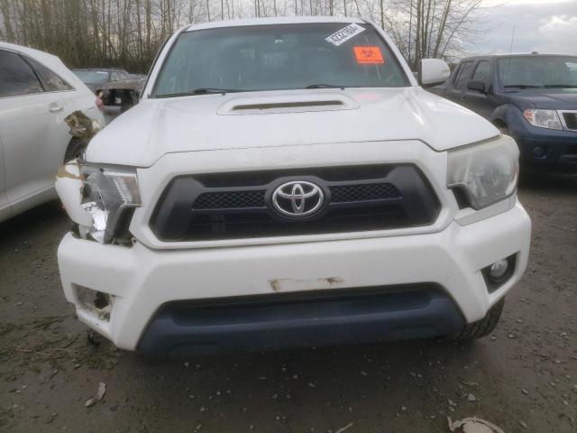 3TMMU4FN8CM047360 - 2012 TOYOTA TACOMA DOUBLE CAB LONG BED WHITE photo 5