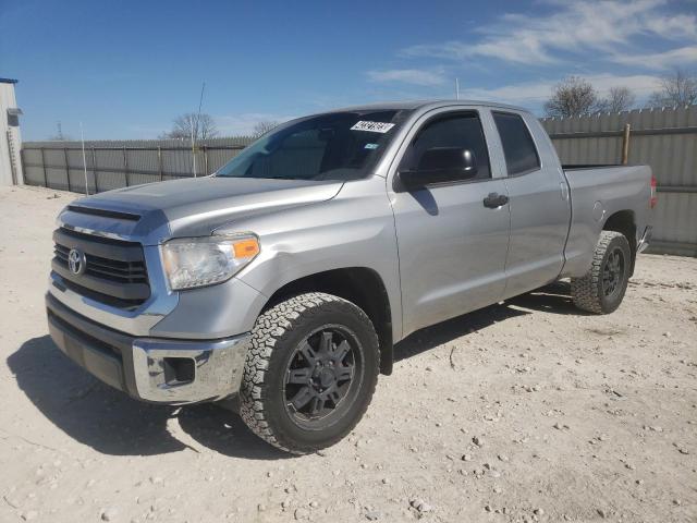 5TFRM5F10FX086029 - 2015 TOYOTA TUNDRA DOUBLE CAB SR/SR5 SILVER photo 1