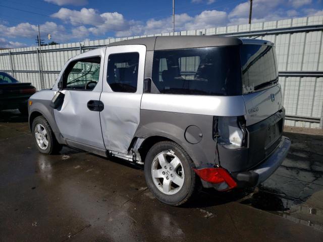 5J6YH27673L030434 - 2003 HONDA ELEMENT EX SILVER photo 2