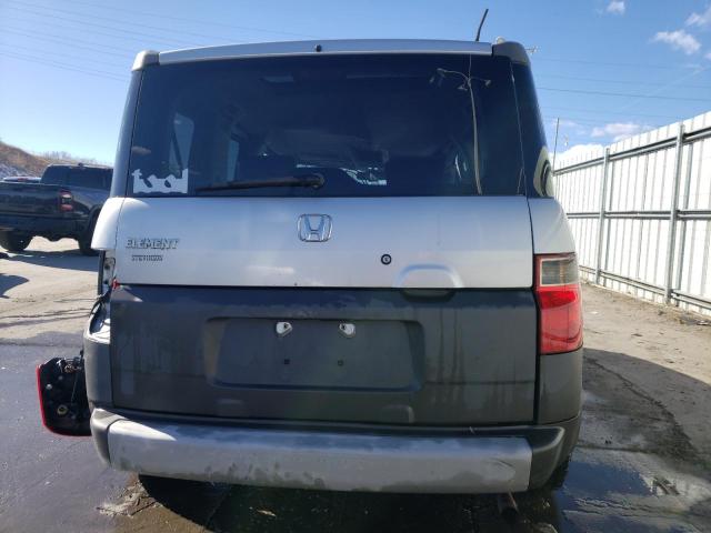 5J6YH27673L030434 - 2003 HONDA ELEMENT EX SILVER photo 6